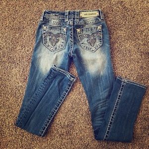 Rock Revival Straight, light blue jeans